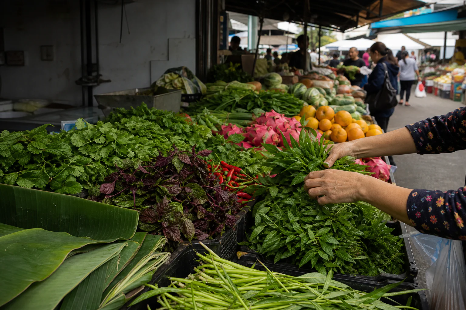 Fresh produce at a Cabramatta market